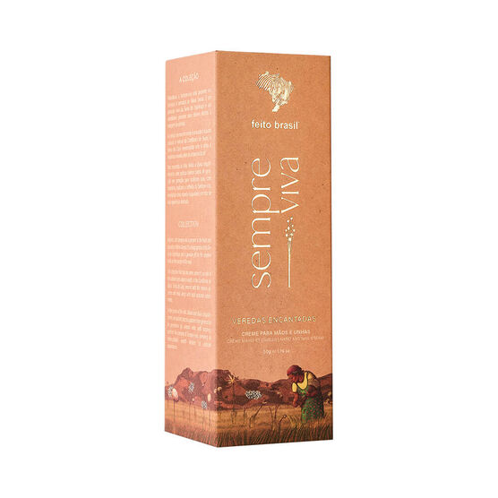 Creme para Mãos e Unhas Feito Brasil Sempre Viva